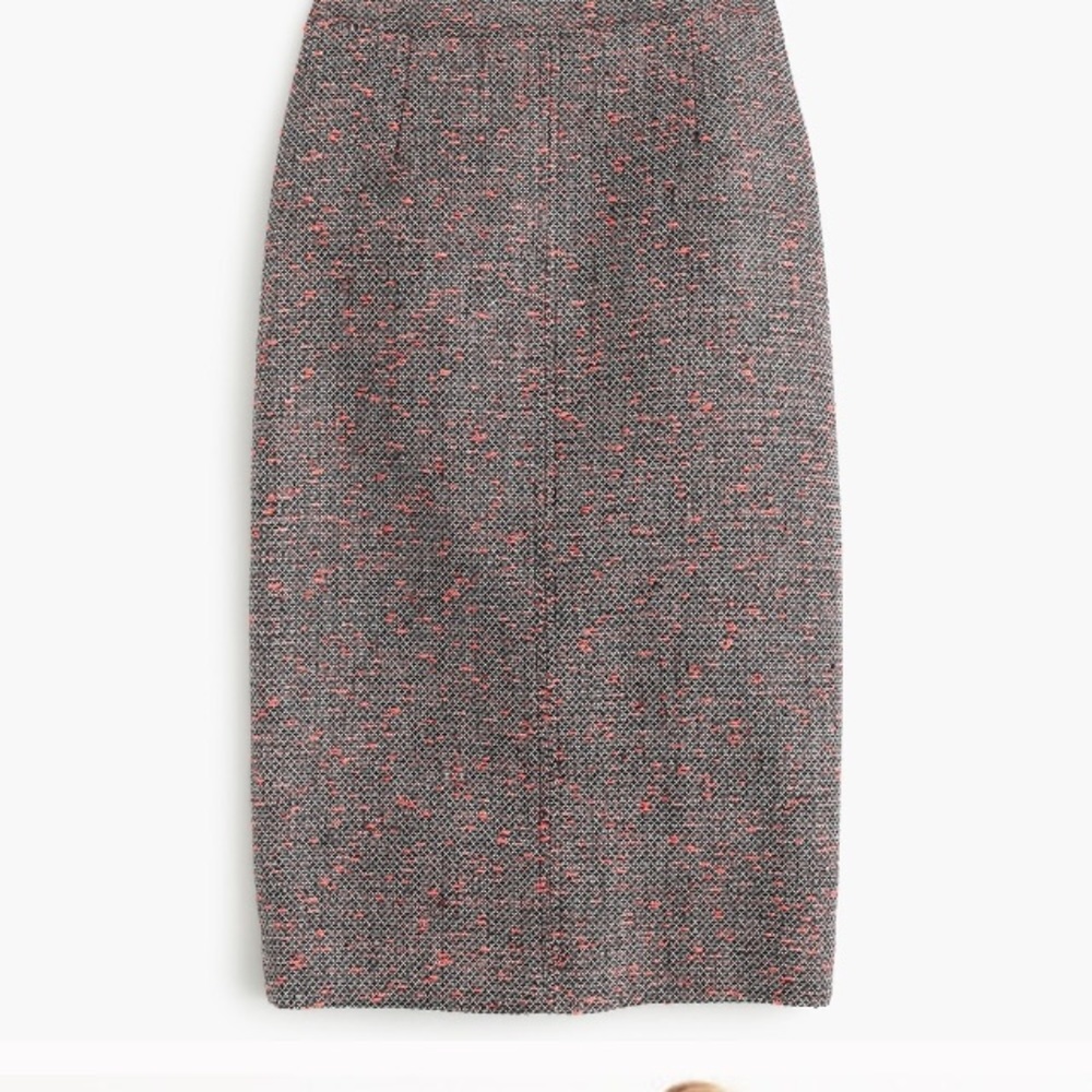 Neon Tweed JCrew Pencil Skirt